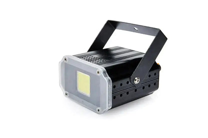 Industrial brushed black metal rgb white strobe light party disco room