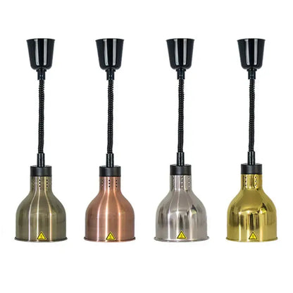 Industrial copper electric food heat lamp kitchen pendant light