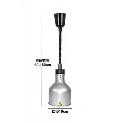 Industrial copper electric heat lamp 5 pack kitchen pendant heater