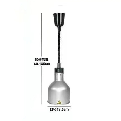 Industrial copper electric heat lamp 5 pack kitchen pendant heater