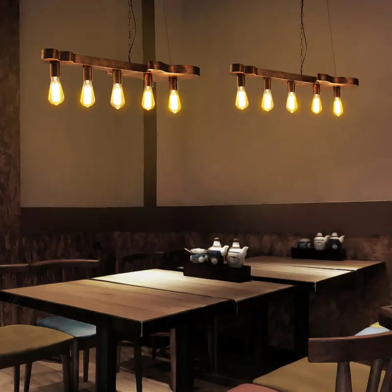Industrial copper guitar pendant island lighting – dining room light