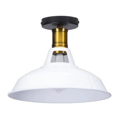 Industrial dome metal ceiling light shade – kitchen bar lighting