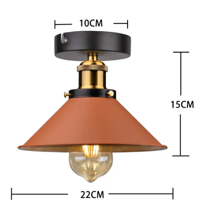 Industrial farmhouse brown pendant light kitchen island brass accents
