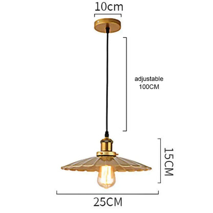 Industrial gold wrought iron geometric pendant light dining room