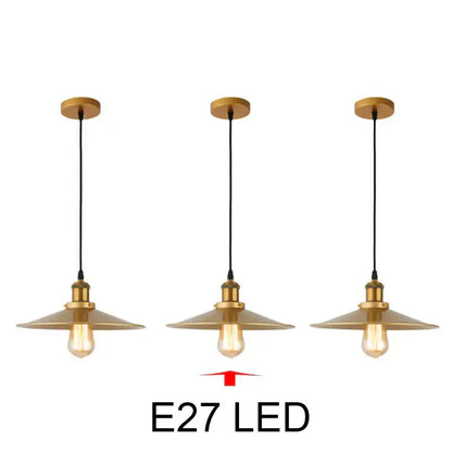 Industrial gold wrought iron geometric pendant light dining room