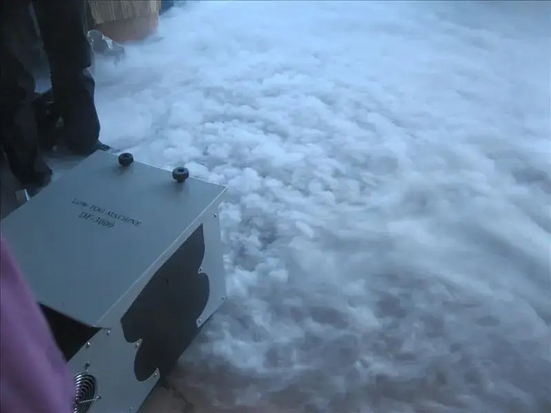 Industrial gray 3000w low lying ground fog machine stage decor