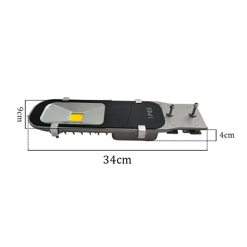 Industrial gray & black 20w cob led street light outdoor garden lamp