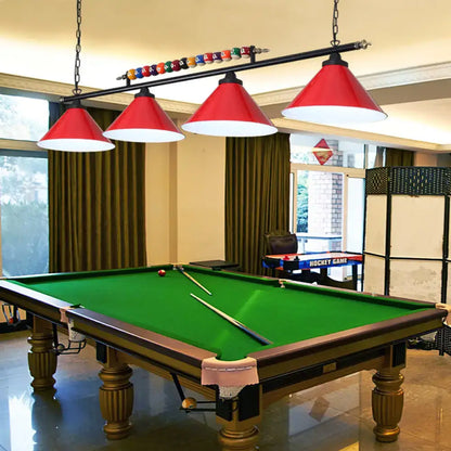 Industrial green billiard lamp country club island light dining room