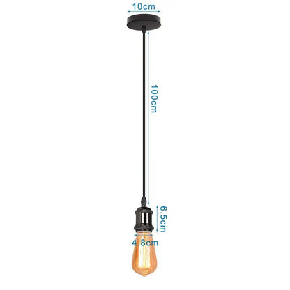 DecorBites™ Iron Dome Industrial Pendant Light for Cafe Bar Home Decor