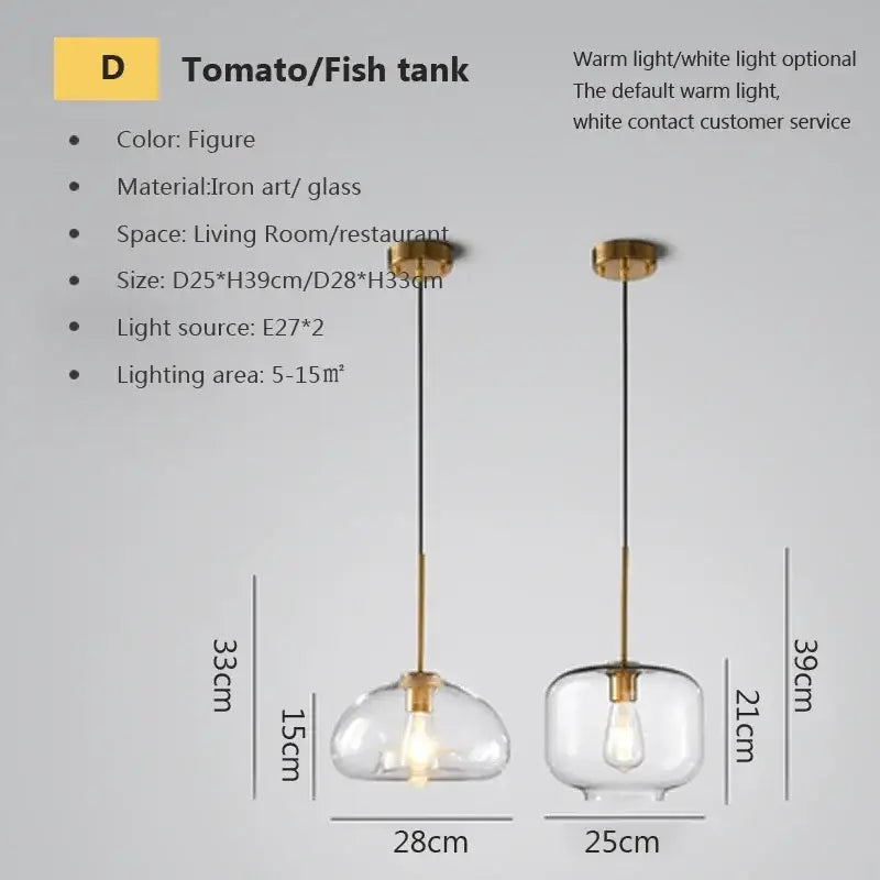 Industrial loft glass pendant light brass trio for dining room