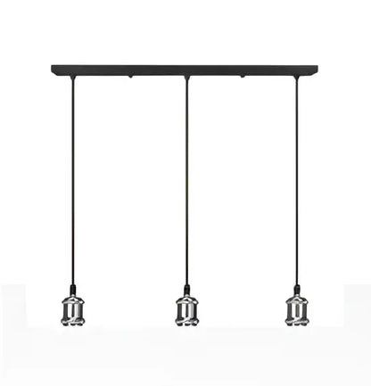 Industrial loft led black and brass pendant light kitchen dining room