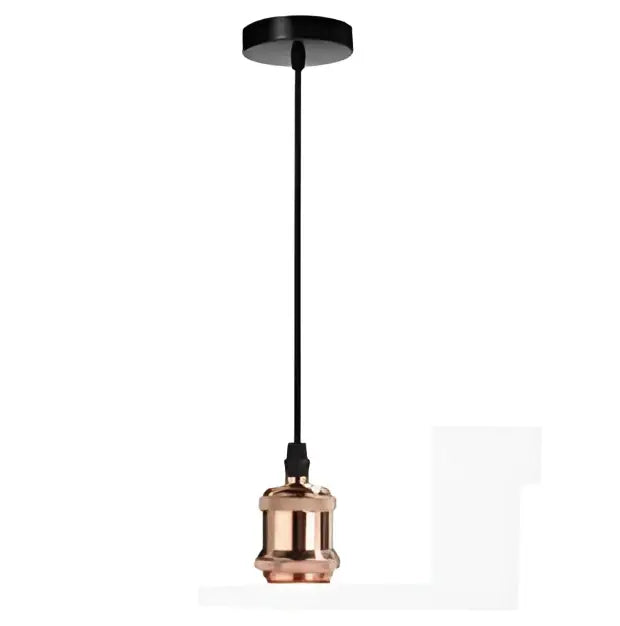 Industrial loft led black and brass pendant light kitchen dining room