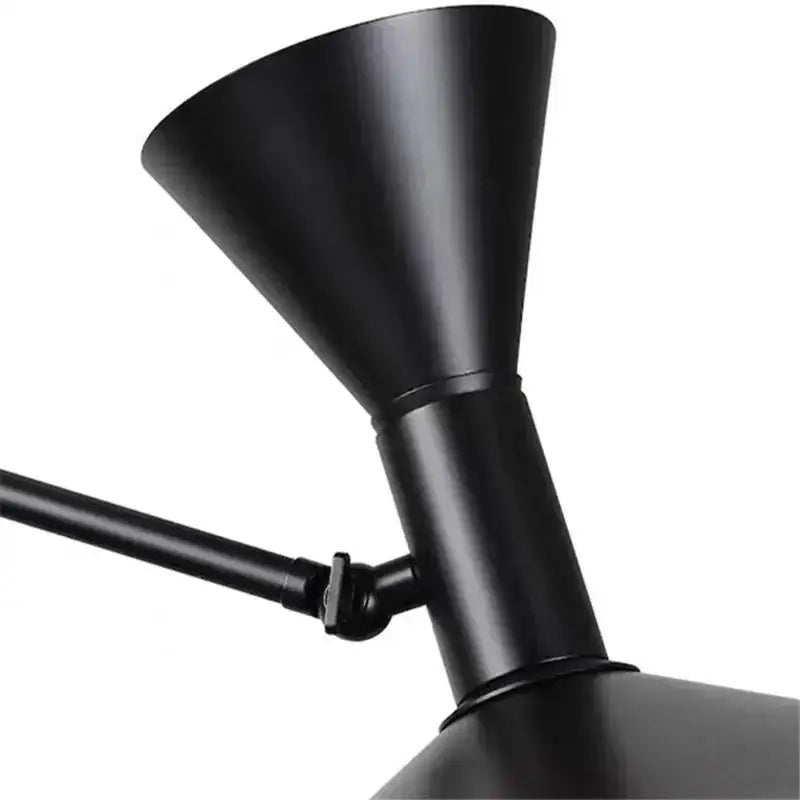 Industrial matte black rotatable wall sconce lamp bedroom