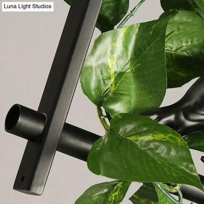 Industrial metal ivy leaf pendant light dining room 110v-240v