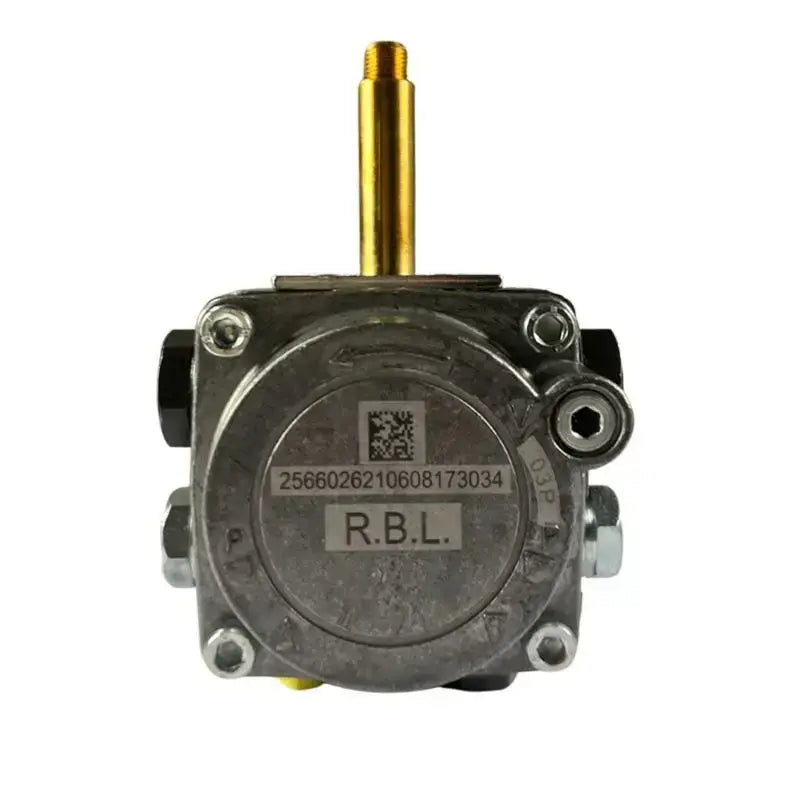 Industrial metallic burner oil pump brass & black kitchen accessory
