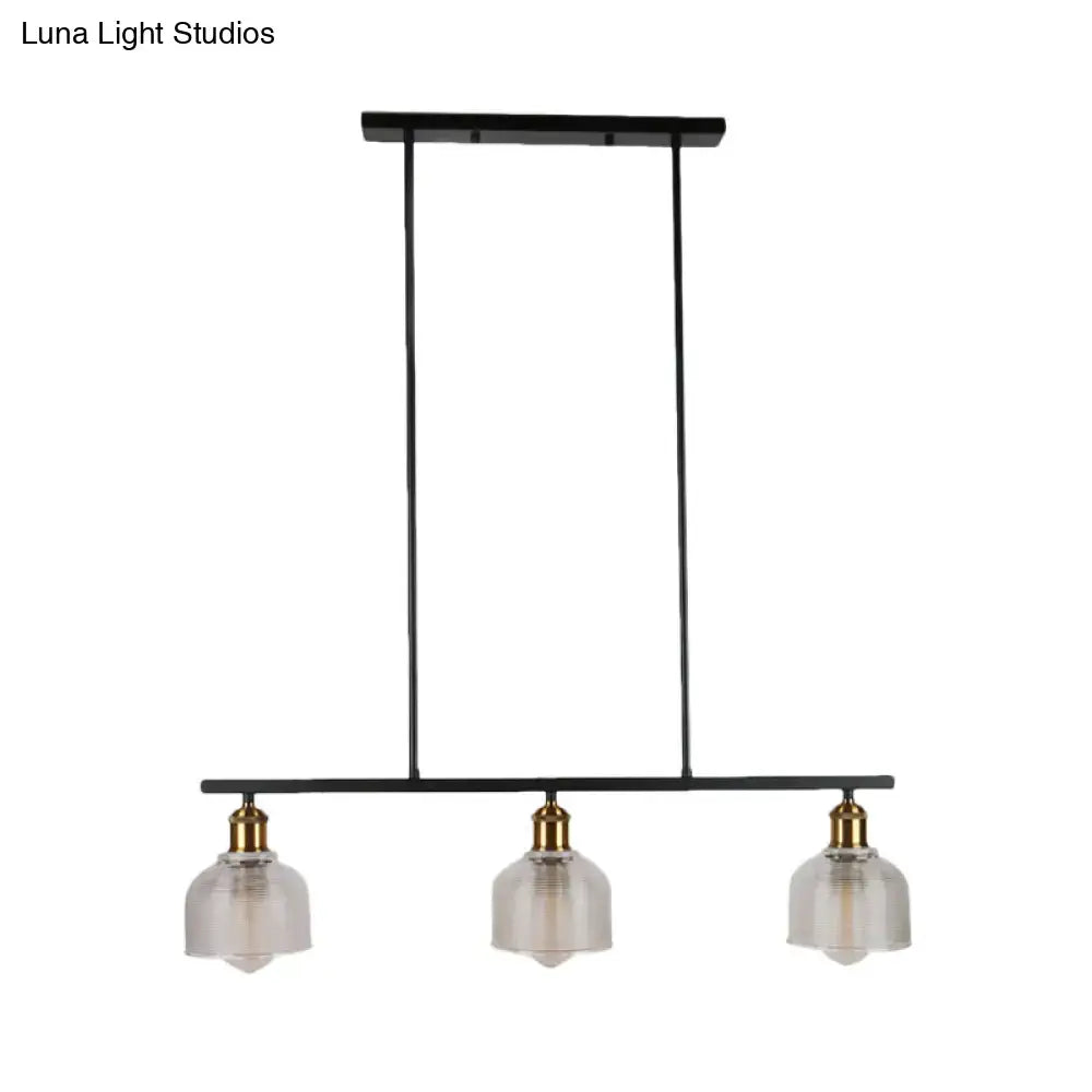 Industrial red yellow blue glass pendant light kitchen island lighting