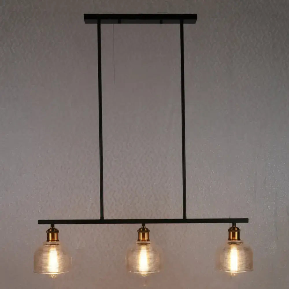 Industrial red yellow blue glass pendant light kitchen island lighting