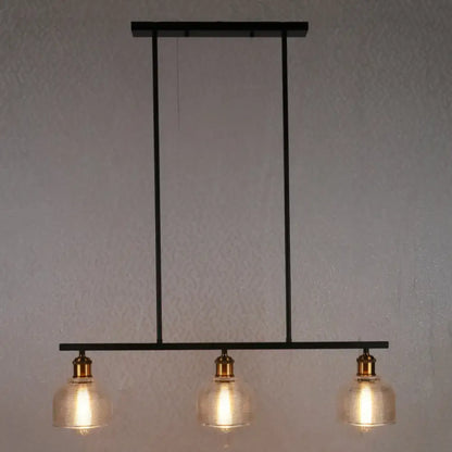 Industrial red yellow blue glass pendant light kitchen island lighting