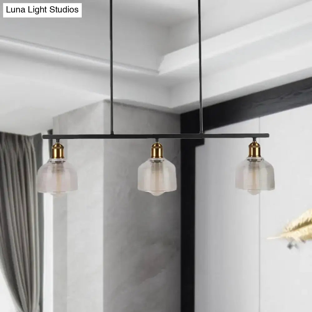 Industrial red yellow blue glass pendant light kitchen island lighting