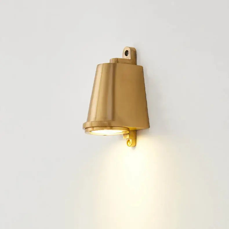 Industrial retro spotlight silver wall lamp courtyard accent light