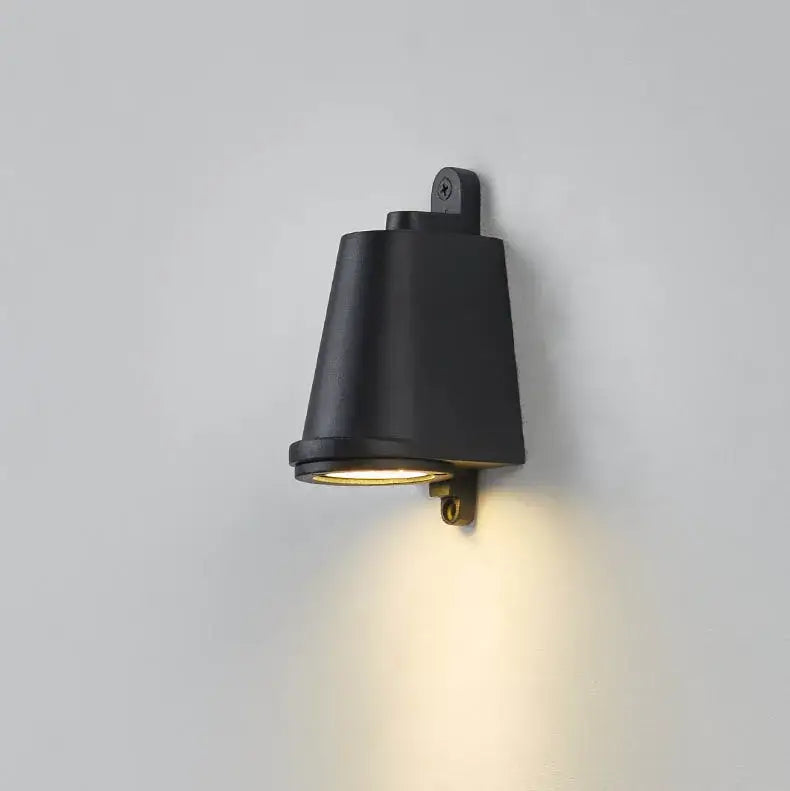 Industrial retro spotlight silver wall lamp courtyard accent light
