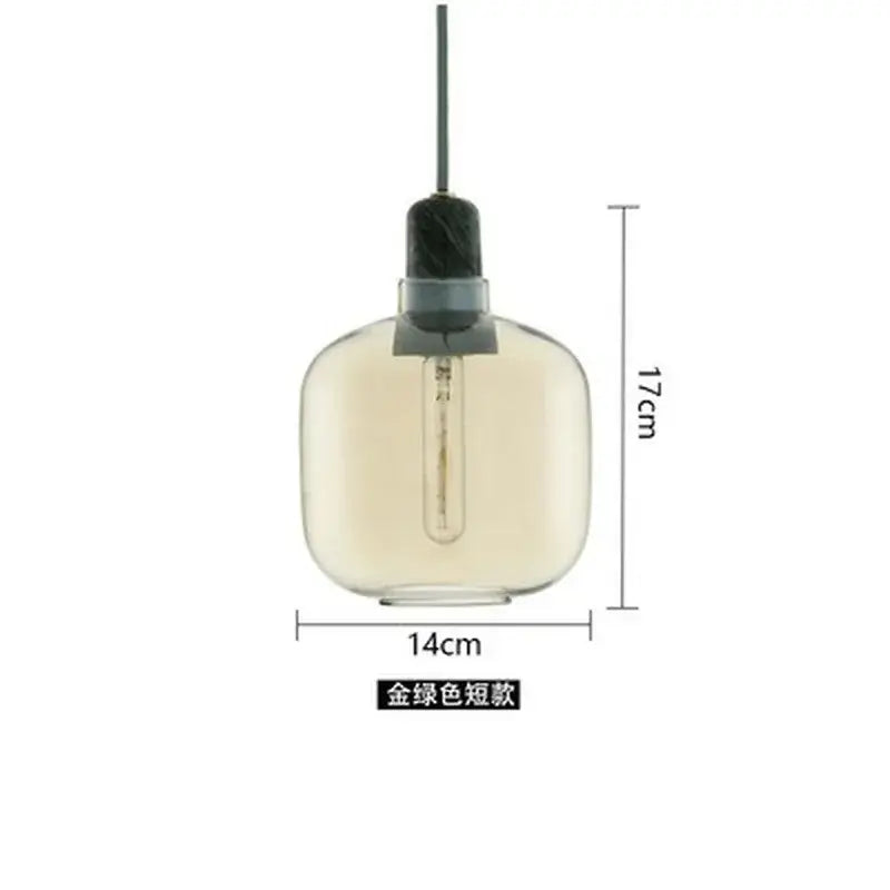 Industrial stained glass pendant light set dining room smoked glass