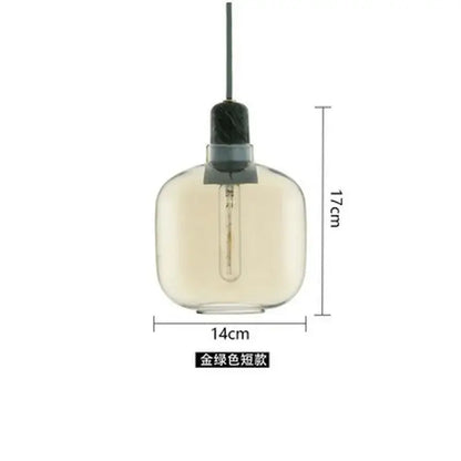 Industrial stained glass pendant light set dining room smoked glass
