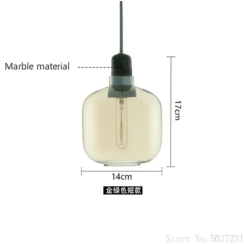 Industrial stained glass pendant light set dining room smoked glass