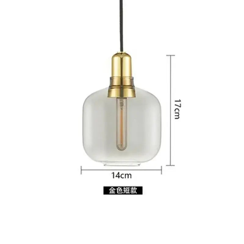 Industrial stained glass pendant light set dining room smoked glass