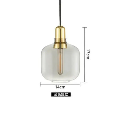 Industrial stained glass pendant light set dining room smoked glass