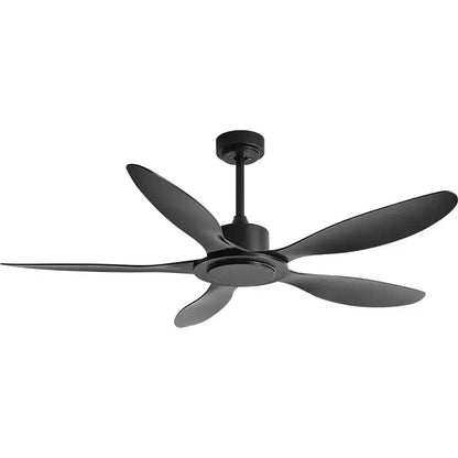Industrial style white & wood ceiling fan with remote control bedroom
