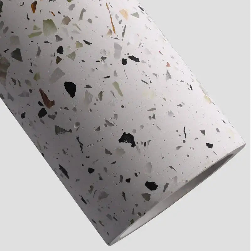Industrial terrazzo cement pendant lights for kitchen and dining room