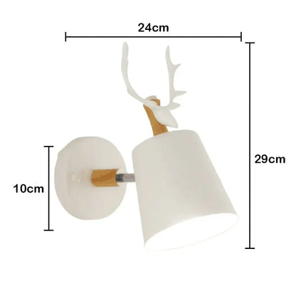 Industrial white and brass wall sconce – bedroom geometric lighting