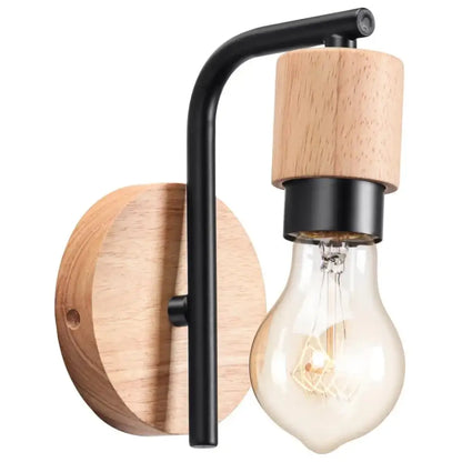 Industrial wire cage wall sconce black & white bedroom light fixture