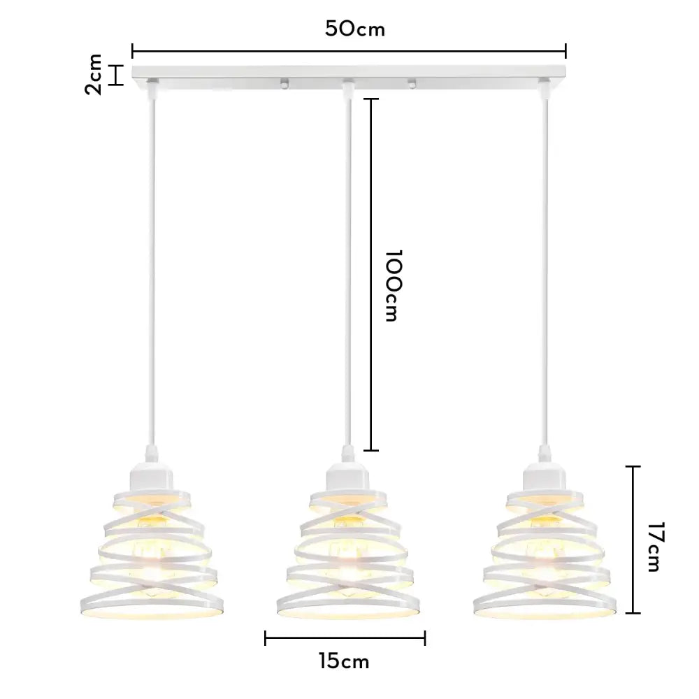 Industrial wood pendant light black & white dining room fixture
