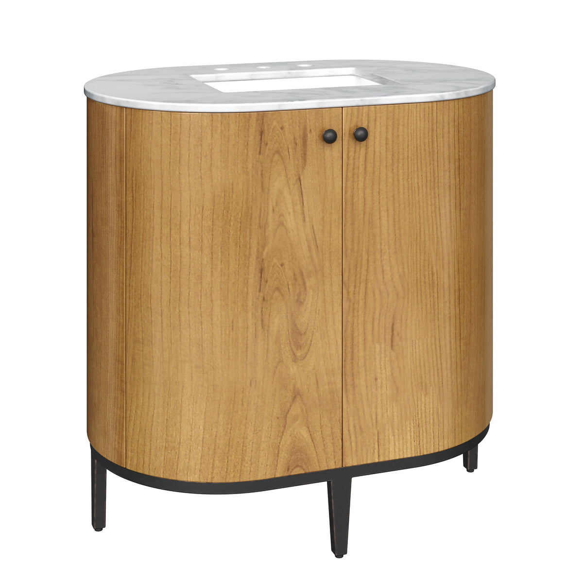 James Martin Bellamy 36" Single Bathroom Vanity, Rustic Oak