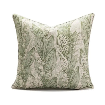 Ins wind matcha green faux fur throw pillow living room decor
