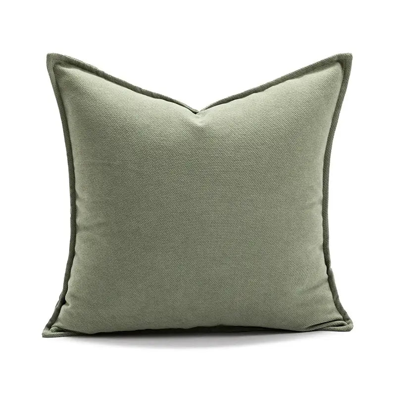 Ins wind matcha green faux fur throw pillow living room decor