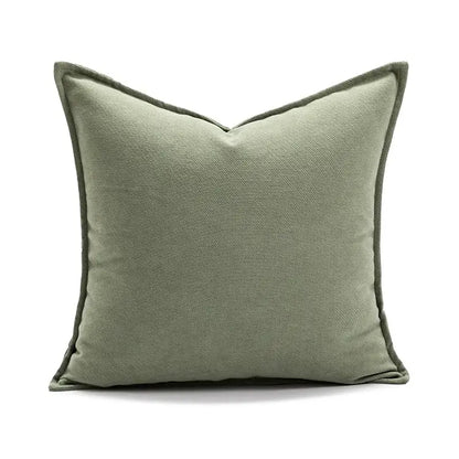 Ins wind matcha green faux fur throw pillow living room decor