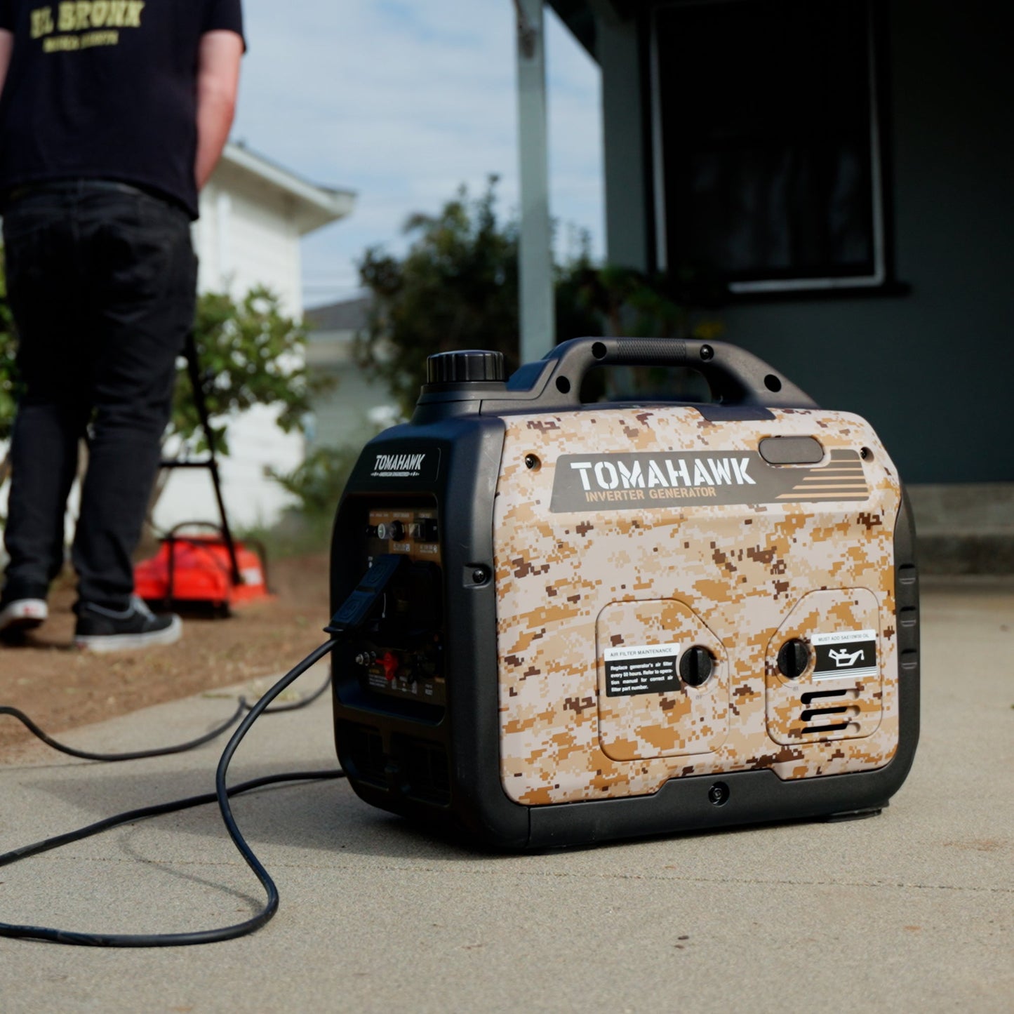3000 Watt Inverter Generator Super Quiet Portable Gas Power Professional Use - Camo Special Edition