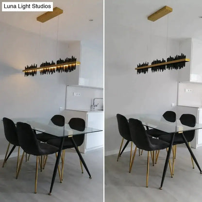 DecorBites™ Irene - Iceberg Design Modern LED Chandelier Lighting For Dining Room