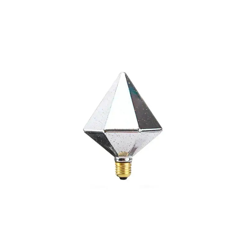 Iridescent geometric 3d fireworks led bulb bedroom star night light