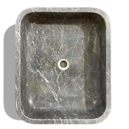 Noir Elegance Honed Oasis Marble Sink 18x22