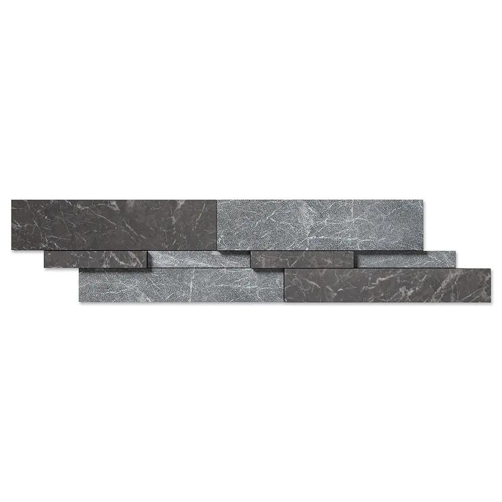 Noir Elegance Multi Finish Marble Accent Tiles New Elevation Pattern