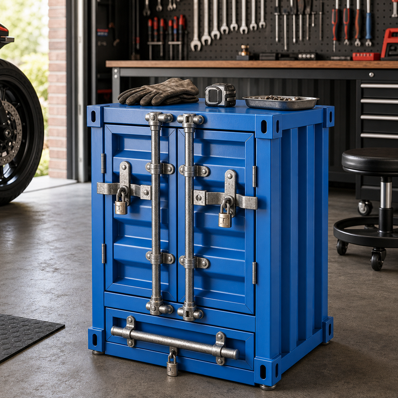 Container Storage Side Table - Large