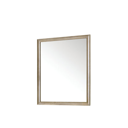 James Martin Glenbrooke 36" Mirror, Whitewashed Oak