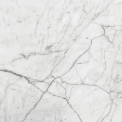 Italian Carrara Honed Marble Tiles 18x18