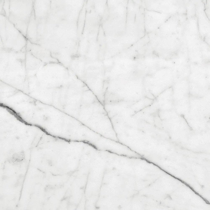 Italian Carrara Polished Marble Tiles 12x12