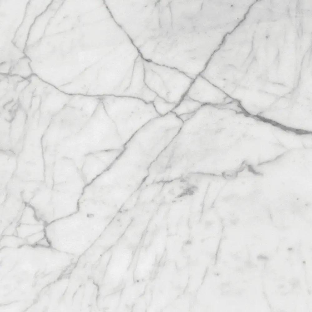 Italian Carrara Polished Marble Tiles 18x18