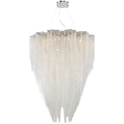 Italian postmodern crystal tassel pendant light bedroom chandelier